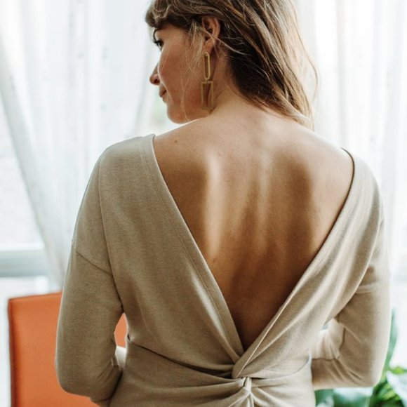 Ursa Minor Jagger Dress in Olive - Size Medium - Picture 6 of 6